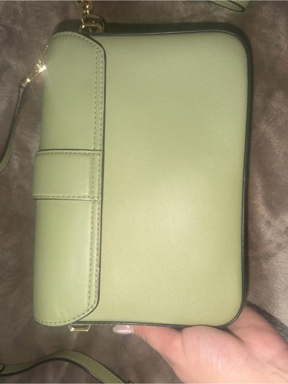 Michael Kors Sage Green Crossbody Bag with Matching Wallet 💚